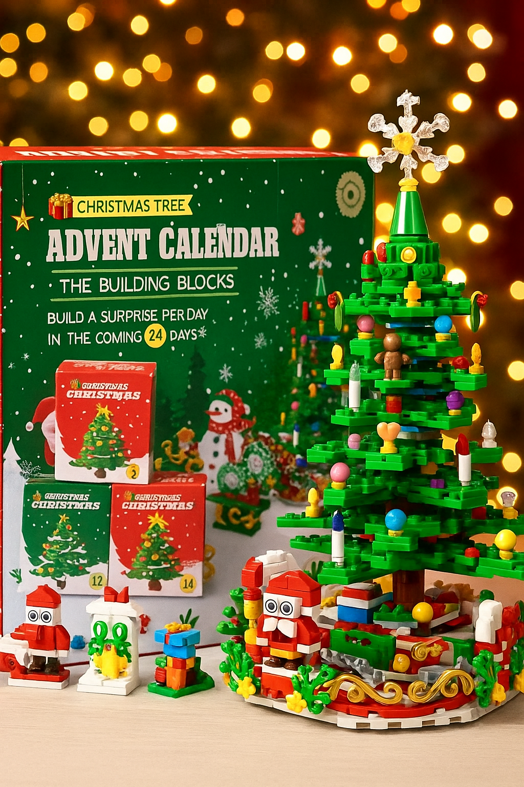 Advent Calendar Christmas Tree Building Set