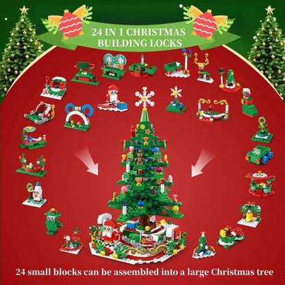 Advent Calendar Christmas Tree Building Set
