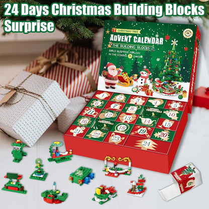 Advent Calendar Christmas Tree Building Set